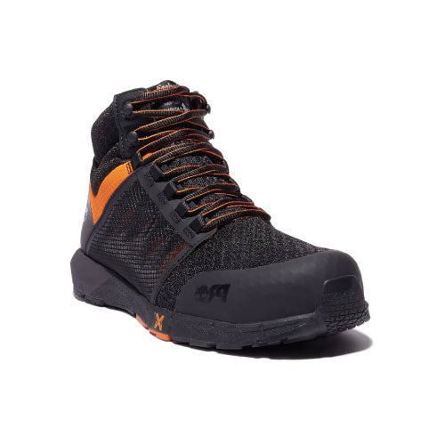Timberland Pro Men's ASTM IC75 Radius Mid Composite Safety Toe CT Boots in Black